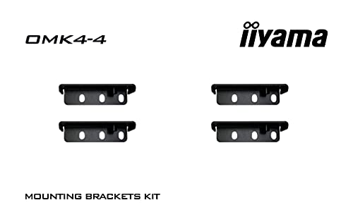 Iiyama OMK4-4 - Mounting component (4 brackets) - for LCD display - screen size: 32" - for ProLite TF3239MSC-B1AG