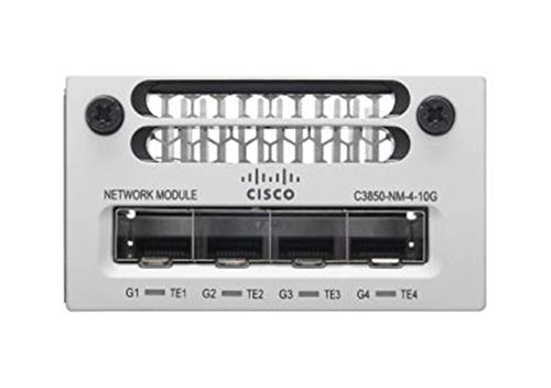 Cisco - Expansion module - 10 GigE - 4 ports - refurbished - for Catalyst 3850-12, 3850-12X48, 3850-24, 3850-48, ONE Catalyst 3850-12