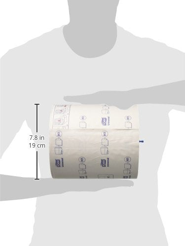 Best Value Matic Extra Long Hand Towel Roll Universal Refills for H1 System, White, Pack of 6