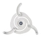 NewStar Universal Projector Ceiling Mount, Height Adjustable (8-15cm) - White - Ceiling mount for projector (Tilt & Swivel) - white
