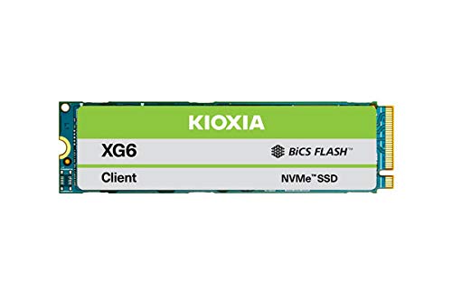 Toshiba XG6 Series KXG60ZNV1T02 - Solid state drive - 1024 GB - internal - M.2 2280 - PCI Express 3.1a x4 (NVMe)