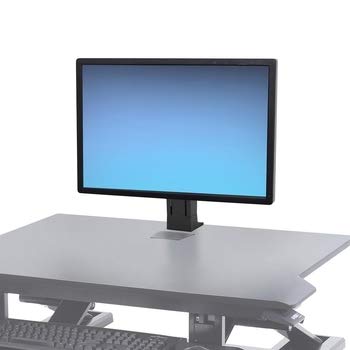 Ergotron WorkFit Single LD Monitor Kit - Mount for LCD display - black - screen size: up to 24" - desk-mountable - for P/N: 33-467-921, 33-468-921