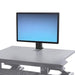 Ergotron WorkFit Single LD Monitor Kit - Mount for LCD display - black - screen size: up to 24" - desk-mountable - for P/N: 33-467-921, 33-468-921
