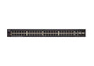 Cisco Small Business SF350-48 - Switch - L3 - Managed - 48 x 10/100 + 2 x 10/100/1000 + 2 x combo Gigabit SFP - rack-mountable