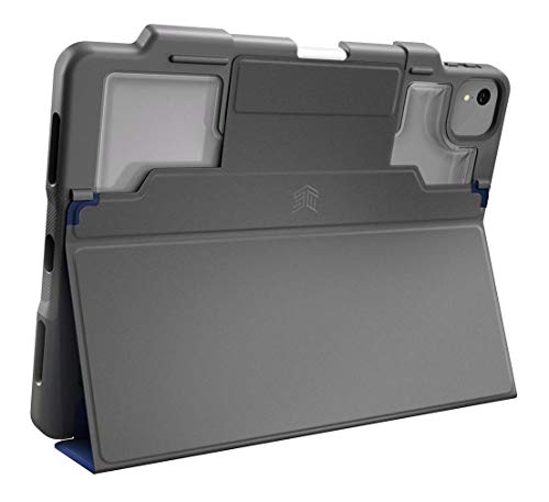 STM Dux Plus 10.9 Inch Apple iPad Air 4th Generation Folio Tablet Case Midnight Blue Polycarbonate TPU Magnetic Closure 6.6 Foot Drop Tested Instant O