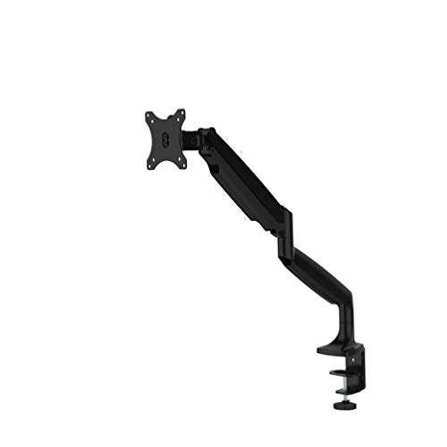 NewStar NeoMounts Full Motion Dual Desk Mount (clamp & grommet) for two 10-32" Monitor Screens, Height Adjustable (gas spring) - Black - Desk mount for LCD display (adjustable arm) - black - screen size: 10"-32"