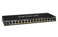 NETGEAR GS316PP - Switch - unmanaged - 16 x 10/100/1000 (PoE+) - desktop, wall-mountable - PoE+ (183 W)