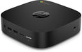HP Chromebox G2 - Mini - 1 x Celeron 3865U / 1.8 GHz - RAM 4 GB - SSD 32 GB - HD Graphics 610 - GigE - WLAN: 802.11ac, Bluetooth 4.2 - Chrome OS - monitor: none - black