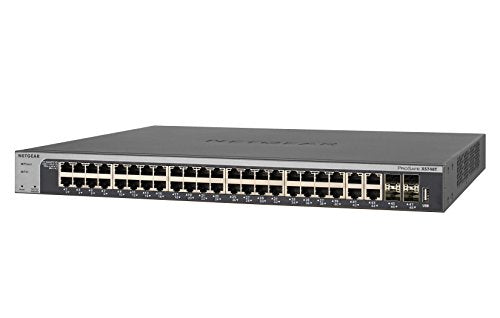 NETGEAR Smart XS748T - Switch - L3 Lite - smart - 44 x 10GBase-T + 4 x 10 Gigabit SFP+ - desktop, rack-mountable
