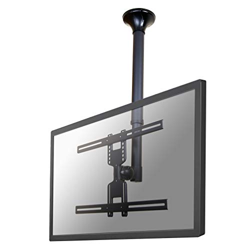 NewStar TV/Monitor Ceiling Mount for 32"-60" Screen, Height Adjustable - Ceiling mount for LCD / plasma panel (Tilt & Swivel) - black - screen size: 32"-60"