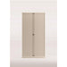 Qube by Bisley Side Tambour Cupboard 2000mm without Shelves Chalk White BS0015