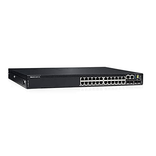 Dell EMC PowerSwitch N3200-ON Series N3224T-ON - Switch - L3 - Managed - 24 x 10/100/1000 + 4 x 10 Gigabit SFP+ + 2 x 100 Gigabit QSFP28 - front to back airflow - rack-mountable - CAMPUS Smart Value