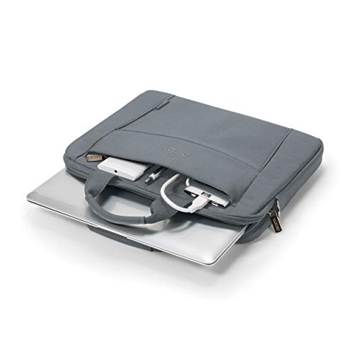 DICOTA Eco BASE - Slim - notebook carrying case - 13" - 14.1" - grey