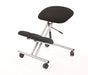 Kneeling Stool Black Fabric Silver Frame OP000072