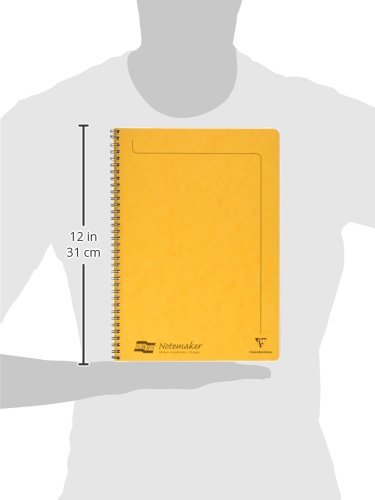 Best Value Clairefontaine Europa Wire Bound on Side Notemaker, A4, Lined, 120 Pages - Assorted Colours, Pack of 10