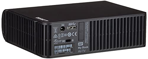 WD MyBook AV-TV WDBGLG0010HBK - Hard drive - 1 TB - external (desktop) - USB 3.0