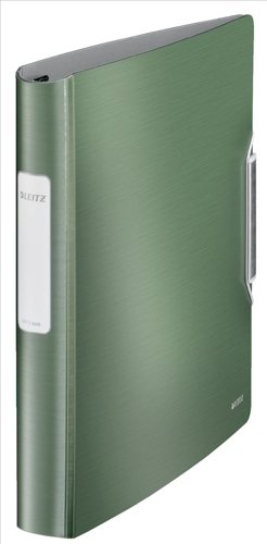 Best Value Leitz Ring Binder Polyproylene 4 D-Ring 30mm A4 Green Ref 42450053 [Pack 5]