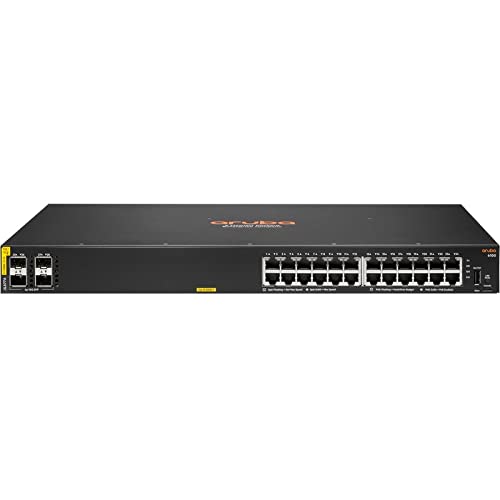 Aruba 6100 24G Class4 PoE 4SFP+ 370W Switch EU en