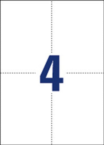 Best Value Avery Badges + Plus 5052Printable Inserts 148x105mm-Clear (4834xl)