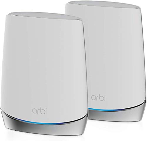NETGEAR Orbi RBK752 - Wi-Fi system (router, extender) - up to 5,000 sq.ft - mesh - GigE - 802.11a/b/g/n/ac/ax - Tri-Band