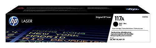 Best Value HP W2070A 117A Original Laser Toner Cartridge, Black, Pack of 1
