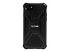 techair classic pro - Back cover for mobile phone - rugged - polycarbonate, thermoplastic polyurethane (TPU) - black