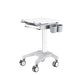 NewStar Medical Mobile Stand for Laptop, keyboard & mouse, Height Adjustable - Cream. Allows you to move your workplace between rooms and also get optimal positioning for both standing and seated users. The cart is easily height adjustable from 83 to 108 centimetres and the laptop can be secured in a lockable cabinet. Maximum 5kg combined weight - Newstar have over 20 years experience providing high quality mounts to suit a wide variety of needs, which include the mounting of screens, tablets, p