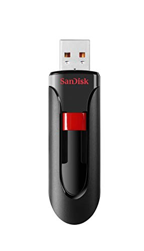 SanDisk Cruzer Glide - USB flash drive - 32 GB - USB 2.0 - black, red