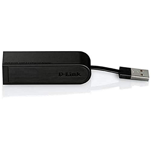 Best Value D-Link DUB-E100 High-Speed USB 2.0 Fast Ethernet 10/100 Mbit/s Ethernet Adapter
