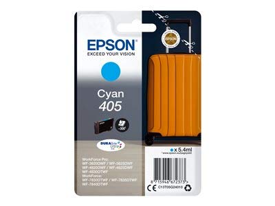 Epson 405 - 5.4 ml - cyan - original - blister with RF/acoustic alarm - ink cartridge - for WorkForce WF-7830, 7835, 7840, WorkForce Pro WF-3820, 3825, 4820, 4825, 4830