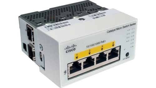 Cisco Catalyst Micro Switches CMICR-4PC - Switch - 4 x 10/100/1000 (4 PoE+) + 1 x Gigabit SFP (uplink) + 1 - wall-mountable