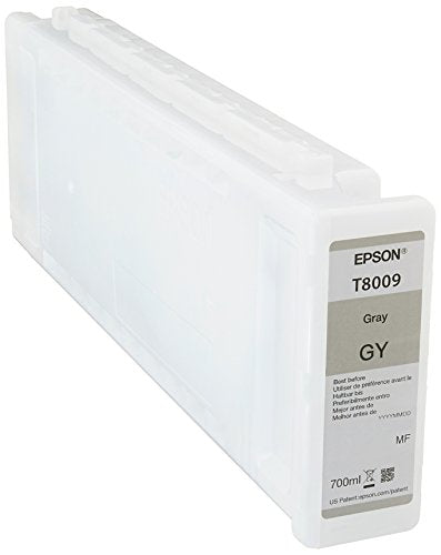 Epson T8009 - 700 ml - grey - original - ink cartridge - for SureColor SC-P10000, SC-P20000, SC-P20000SE
