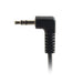 C2G Value Series - Audio cable - stereo mini jack male to stereo mini jack male - 50 cm - shielded - black - 90░ connector, right-angled connector