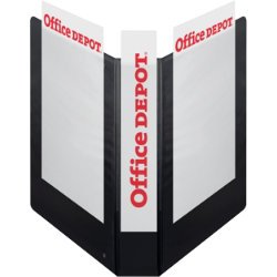 Best Value PRESENTATION STYLE OFFICE RING BINDER A4 BLACK 4-RINGS 40MM CAPACITY