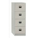 Qube by Bisley 4 Drawer Filing Cabinet Goose Grey BS0010