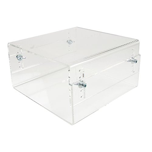 Newstar Height Adjustable  Transparent Monitor Stand (Clear Acrylic) - Monitor stand - transparent