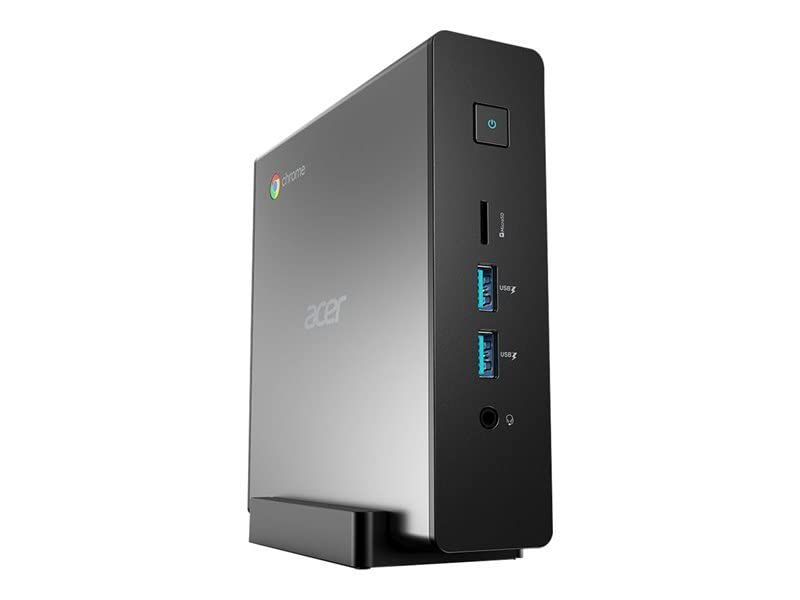 Acer Chromebox CXI4 - Mini PC - 1 x Core i5 10210U / 1.6 GHz - RAM 8 GB - SSD 256 GB - UHD Graphics - GigE - WLAN: Bluetooth 5.0, 802.11a/b/g/n/ac/ax - Chrome OS - monitor: none - black
