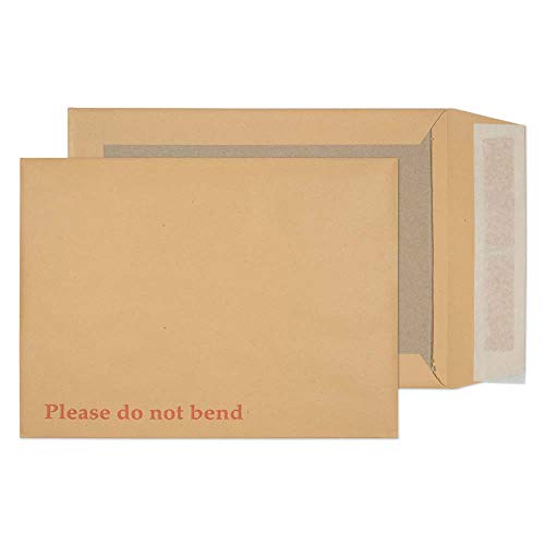 Best Value Blake Purely Packaging 241 x 178 mm Board Back Pocket Peel & Seal Envelopes (11935) Manilla - Pack of 125