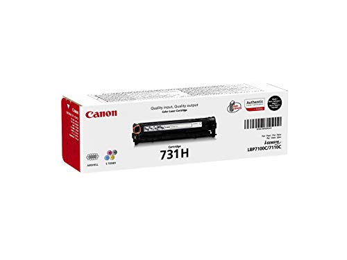 Canon 731H - 6273B002 - 1 x Black - High Yield - Toner Cartridge - For iSENSYS LBP7100Cn,LBP7110Cw,MF8230Cn,MF8280Cw