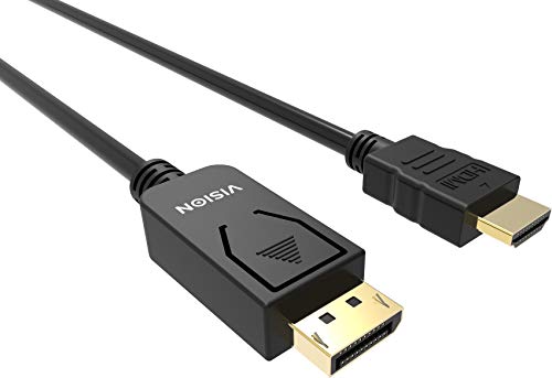 Vision Professional - Video Cable - DisplayPort HDMI - m bis - 1 m - Cable - Digital/Display/Video, Black