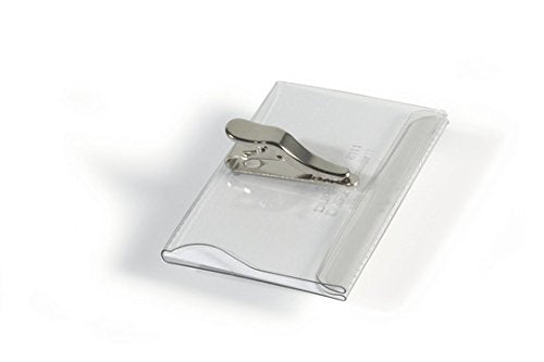 Best Value Durable Name Badges with Crocodile Clip 54x90mm Ref 8111 (Pack of 25)