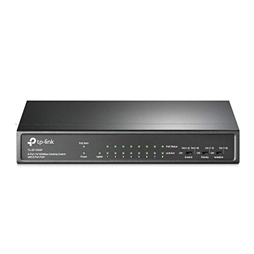 9 Port Desktop Switch 8 Port Poe Plus
