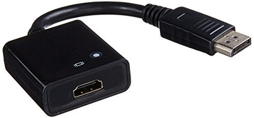 AddOn 8in DisplayPort to HDMI Adapter Cable - Video adapter - DisplayPort (M) to HDMI (F) - 20 cm - black