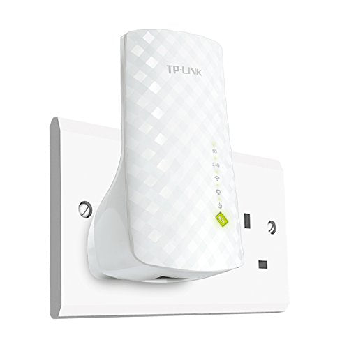 Best Value TP-Link RE200 AC750 Universal Dual Band Range Extender, Broadband/Wi-Fi Extender, Wi-Fi Booster/Hotspot with Ethernet Port, Plug and Play, Smart Signal Indicator, UK Plug