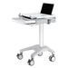 NewStar Medical Mobile Stand for Laptop, keyboard & mouse, Height Adjustable - Cream. Allows you to move your workplace between rooms and also get optimal positioning for both standing and seated users. The cart is easily height adjustable from 83 to 108 centimetres and the laptop can be secured in a lockable cabinet. Maximum 5kg combined weight - Newstar have over 20 years experience providing high quality mounts to suit a wide variety of needs, which include the mounting of screens, tablets, p