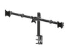 Iiyama DS1003C-B1 - Stand - for 3 monitors (adjustable arm) - black - screen size: 10"-27" - desktop stand