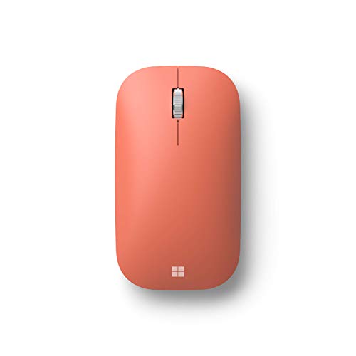 Microsoft Modern Mobile Mouse - Mouse - right and left-handed - optical - 3 buttons - wireless - Bluetooth 4.2 - peach