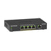 Netgear GS305Pv2 - Switch - unmanaged - 5 x 10/100/1000 (4 PoE+) - desktop, wall-mountable - PoE+ (63 W) - DC power