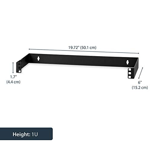 1U 19In Hinged Wall Bracket Patch Panels