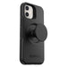 OtterBox Otter + Pop Symmetry Series - Back cover for mobile phone - polycarbonate, synthetic rubber - black - for Apple iPhone 12 mini